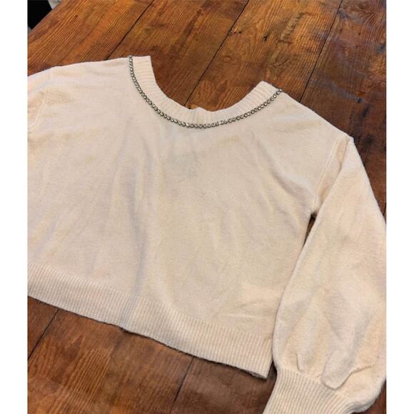 Sz M - Express Reversible Merino Wool Blend Sweater - Picture 4 of 10